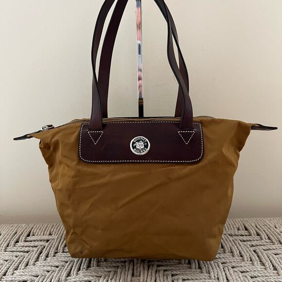 DOONEY & BOURKE Brown Small Nylon Tote Shoulder Bag - Picture 1 of 13